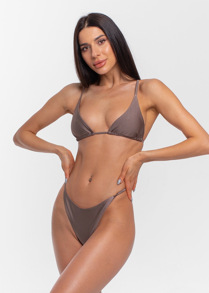 Купальник Топ Жизель Мерцающий Какао купити Киев Одесса