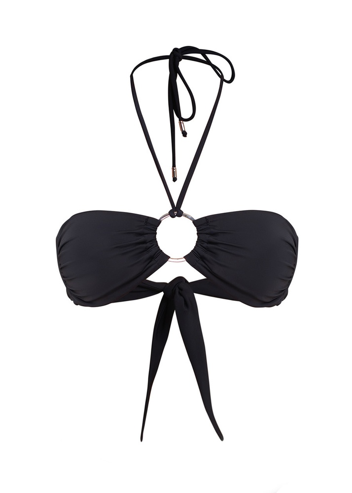 Купальник Топ Бандо Линда Черный купити Киев Одесса