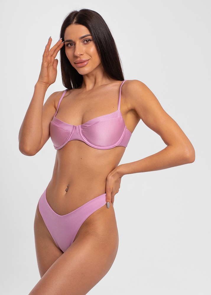 Купальник Топ Кіра Мерехтливий Бузковий купити Киев Одесса